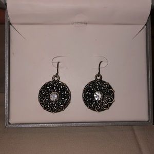 Metal Flower Earrings